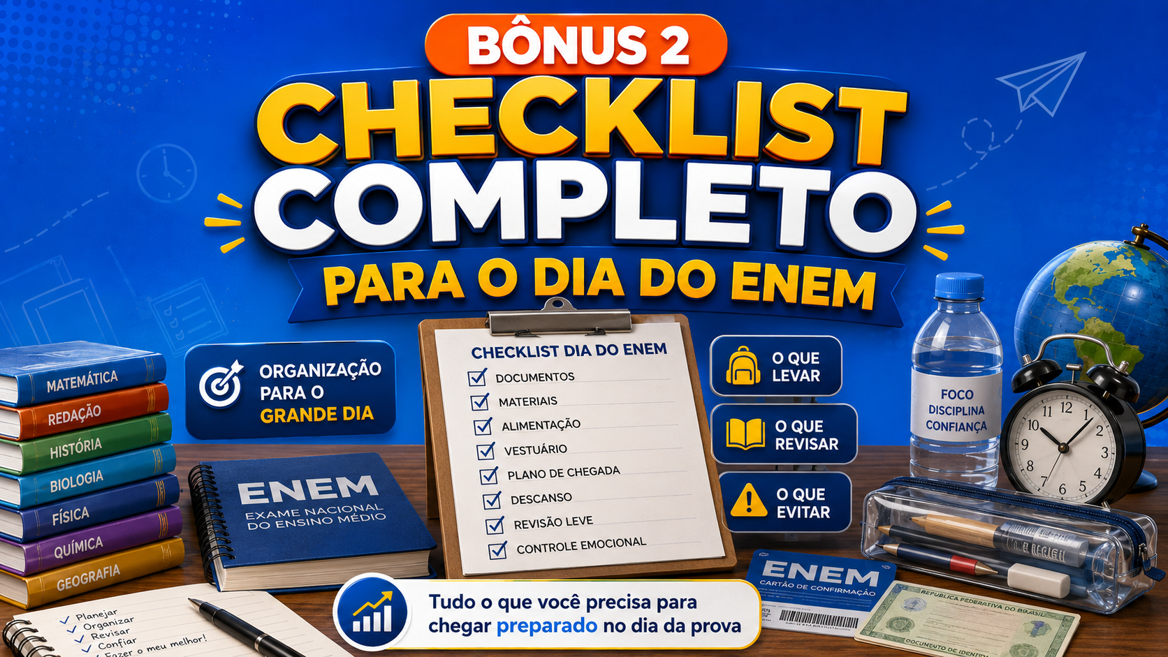 Checklist Completo para o Dia do ENEM