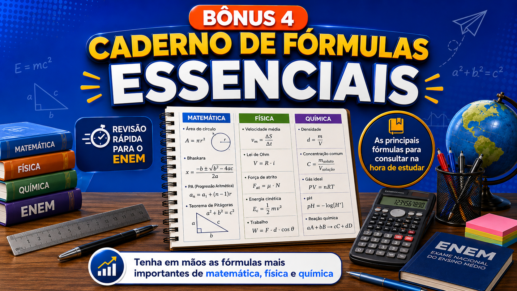 Caderno de Fórmulas Essenciais